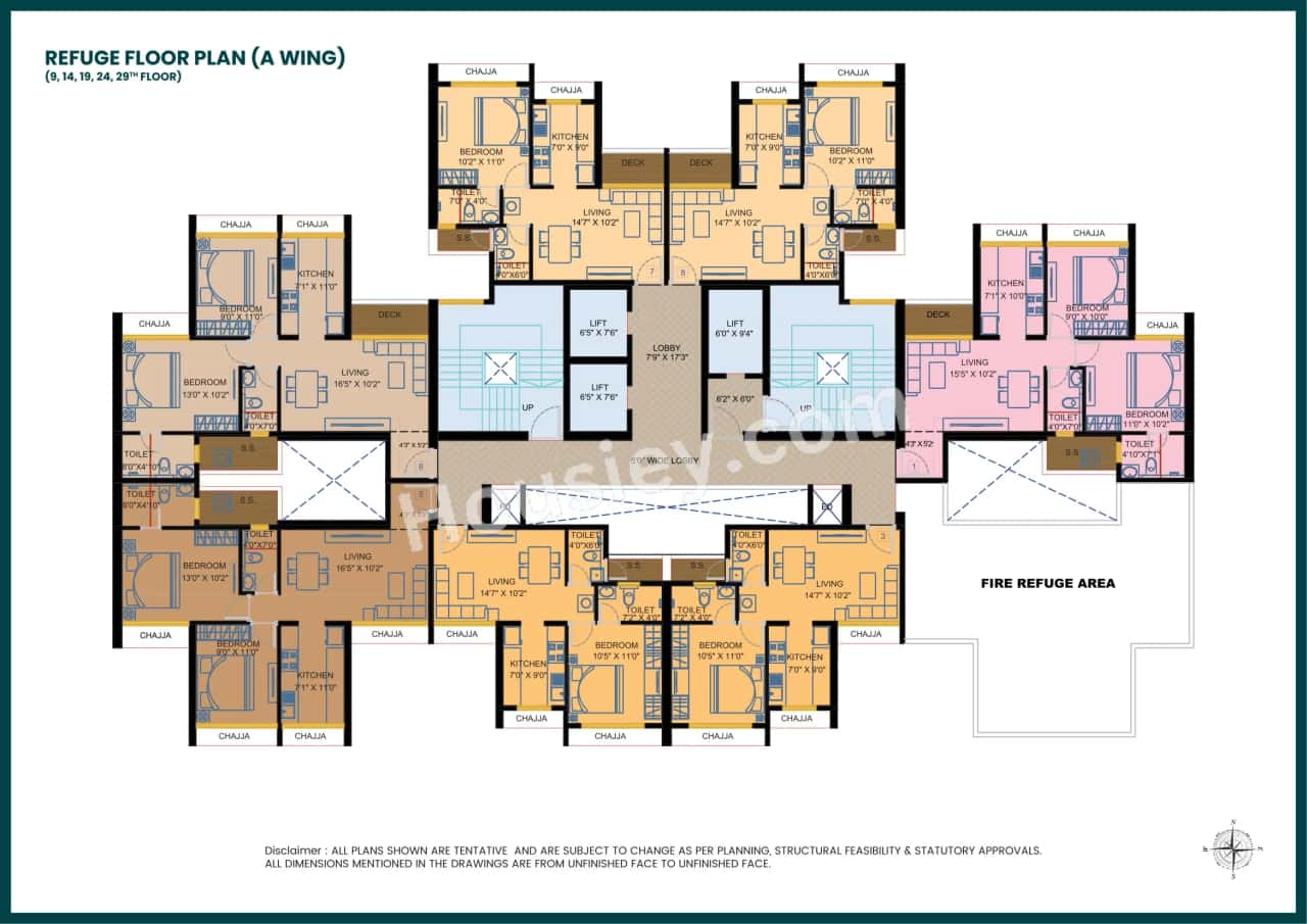 Satyam Regents Park Floor plan 1