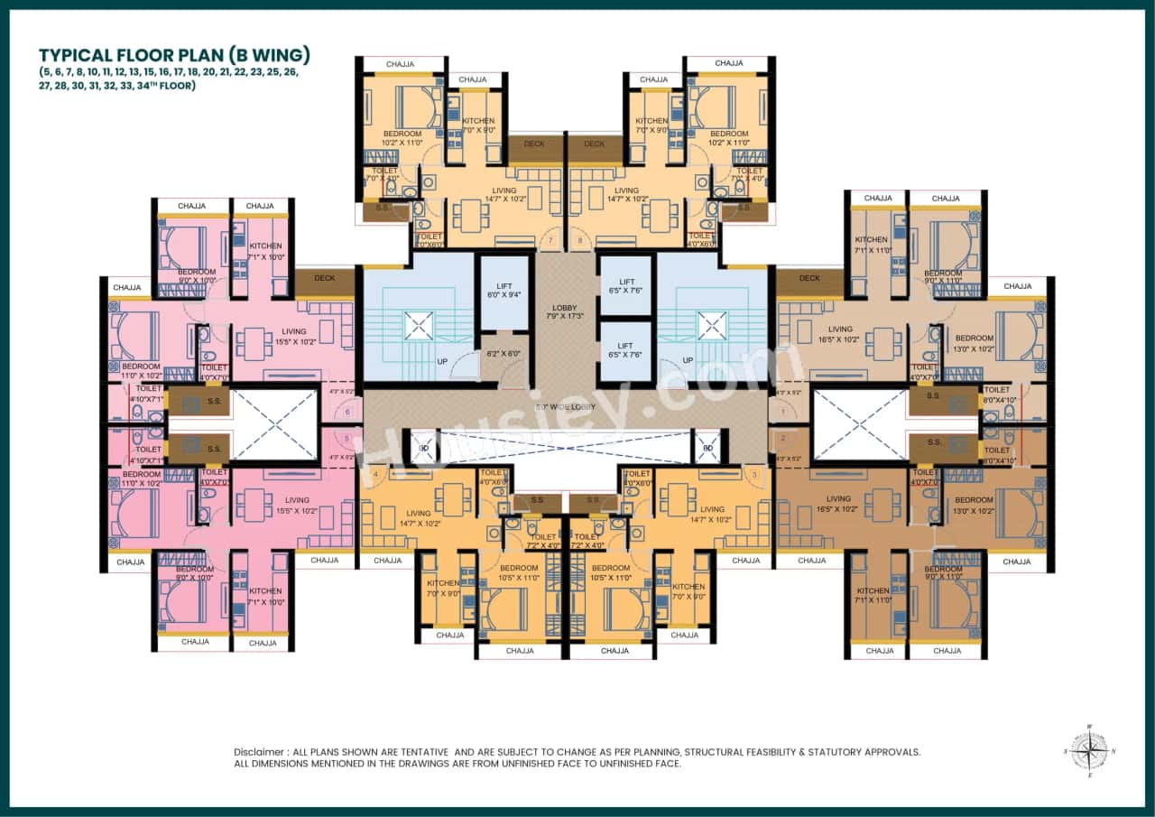 Satyam Regents Park Floor plan 4