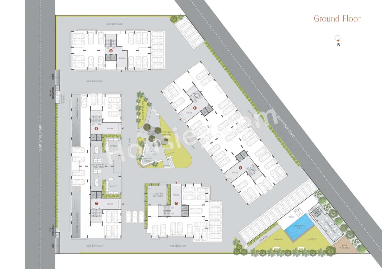 Satyamev Vista Two Floor plan 1