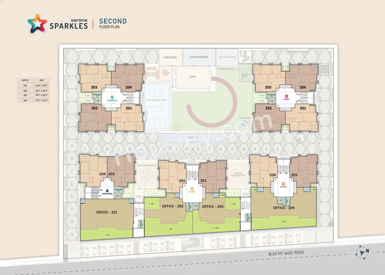 United Serene Sparkles Floor plan 4