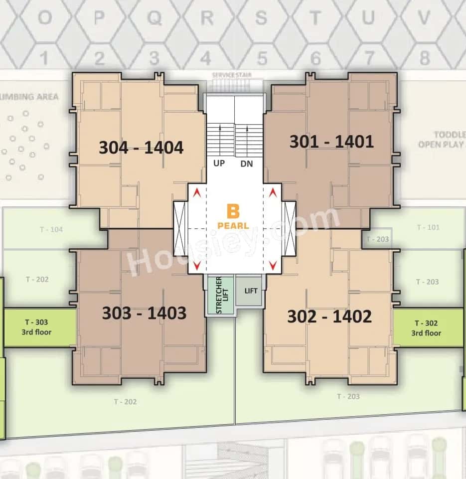 United Serene Sparkles Floor plan 4
