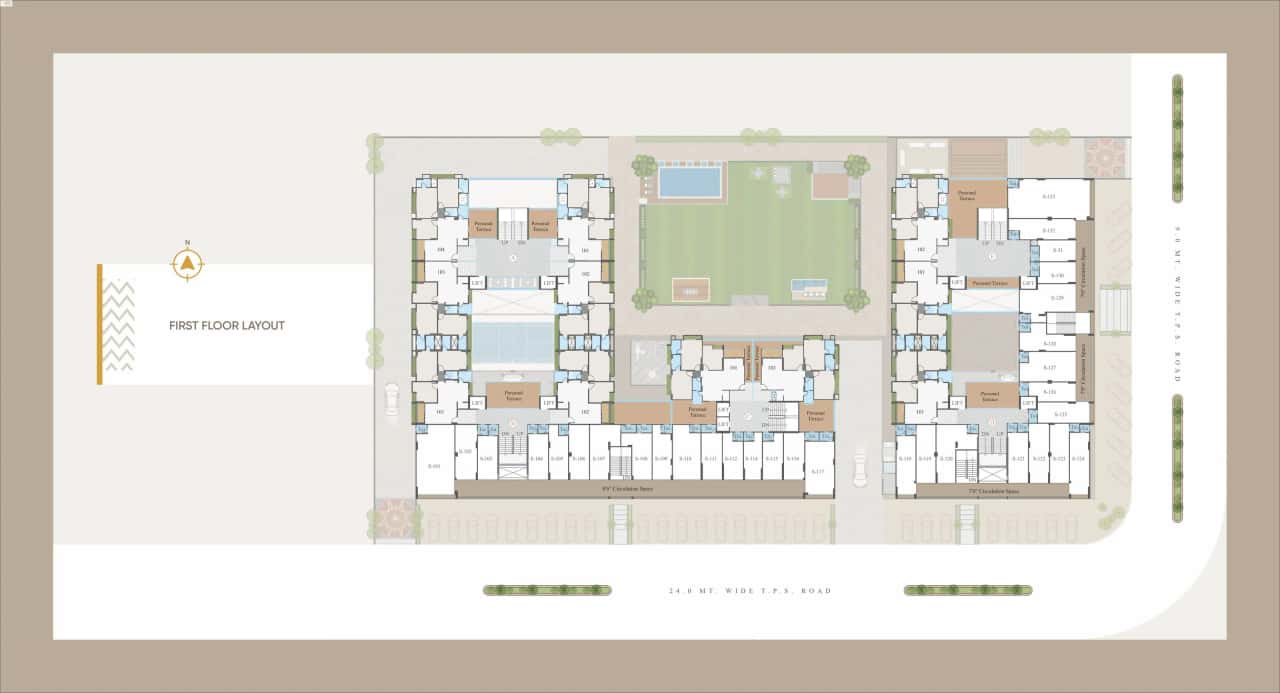 Serenity Satyam Floor plan 1