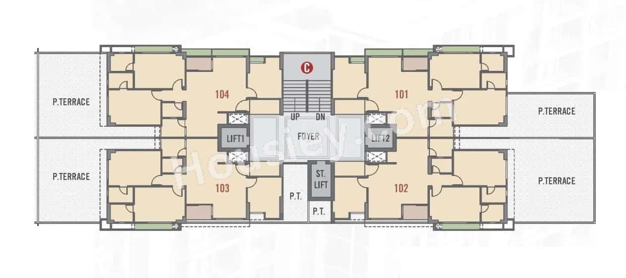 Serenity Shivam Floor plan 4