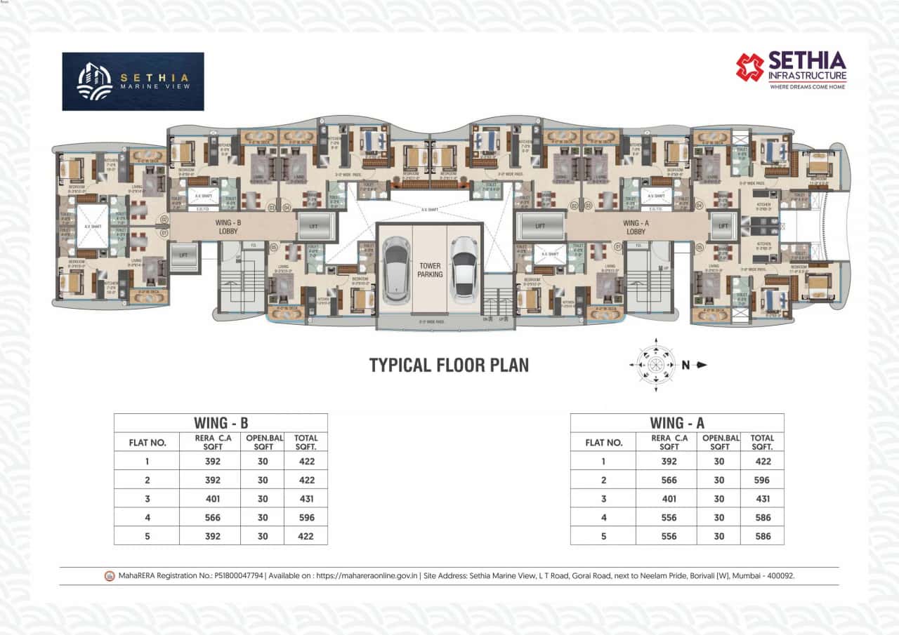 Sethia Marine View Floor Plan