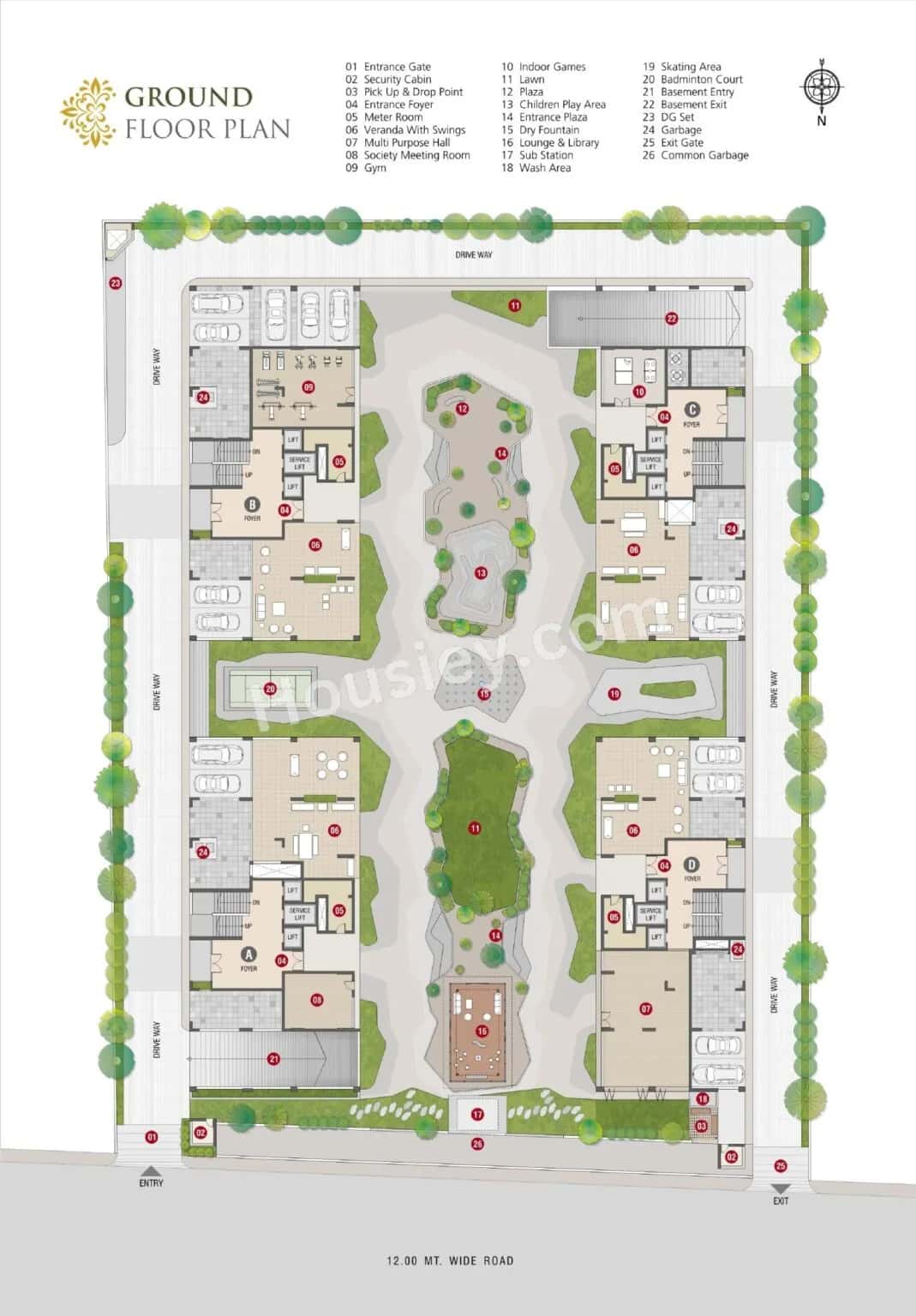 Shaligram Luxuria Floor plan 1
