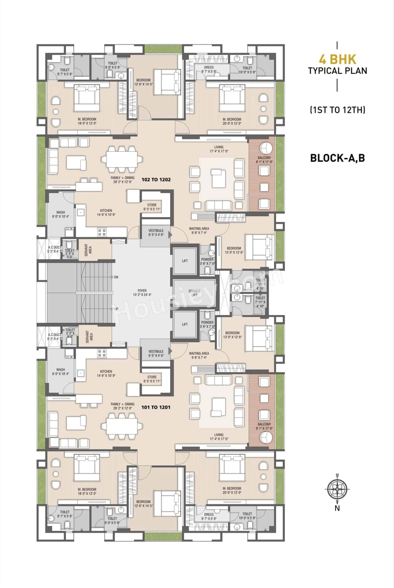 Shaligram Luxuria Floor plan 1