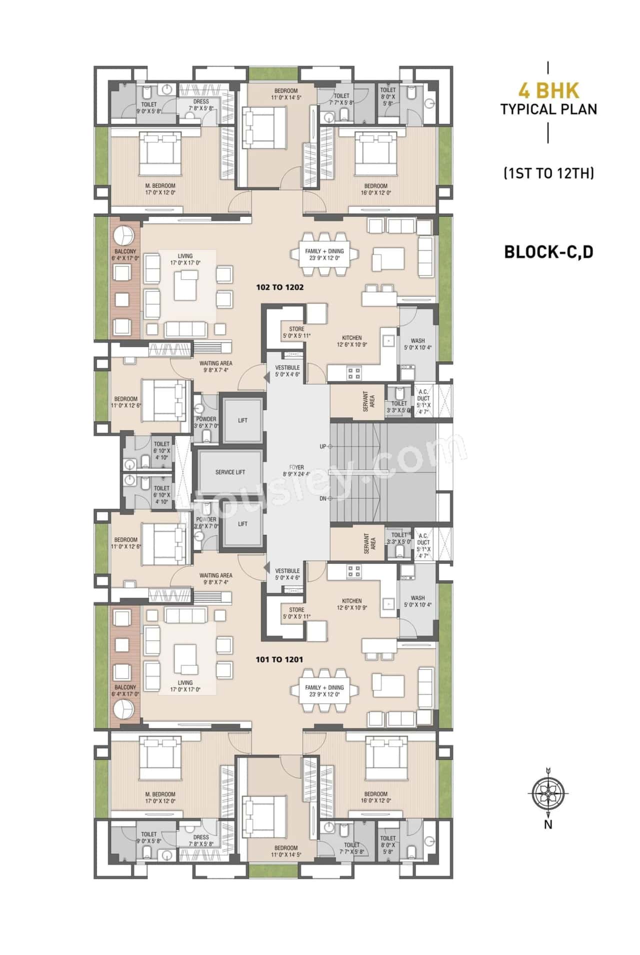 Shaligram Luxuria Floor plan 2
