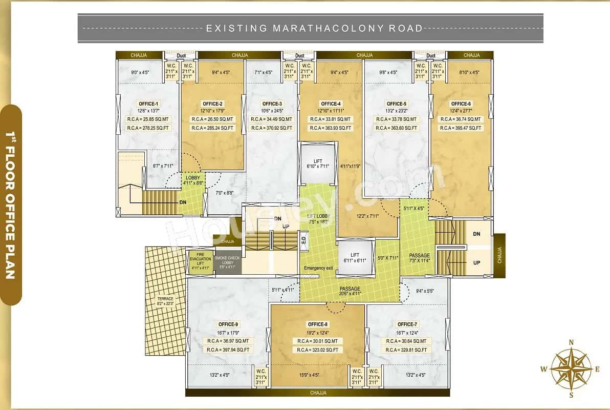 Shantee Muktangan Residency Floor plan 1