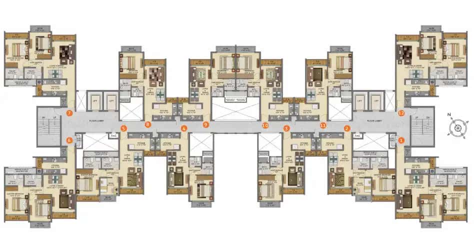 Shapoorji Joyville Floor plan 2