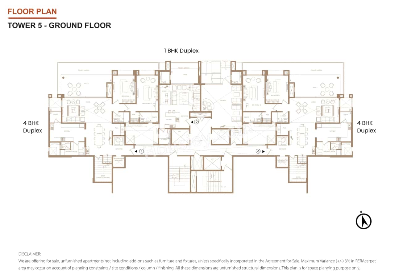 Shapoorji Golfland Floor plan 3