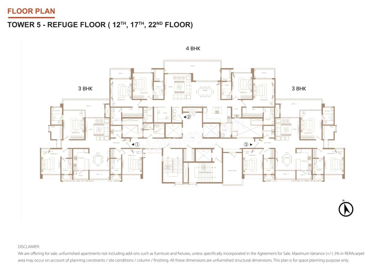 Shapoorji Golfland Floor plan 4