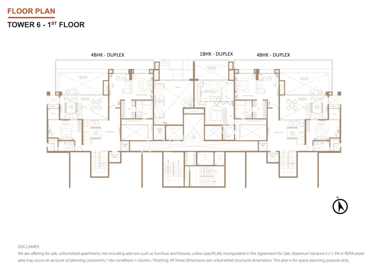 Shapoorji Golfland Floor plan 6