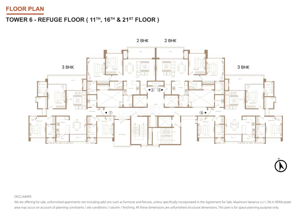 Shapoorji Golfland Floor plan 9