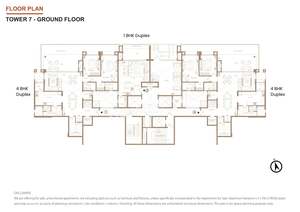 Shapoorji Golfland Floor plan 13