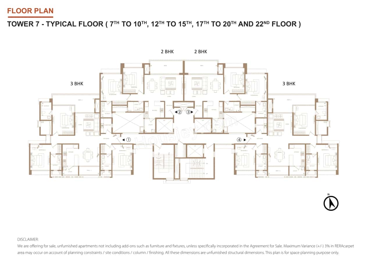 Shapoorji Golfland Floor plan 15