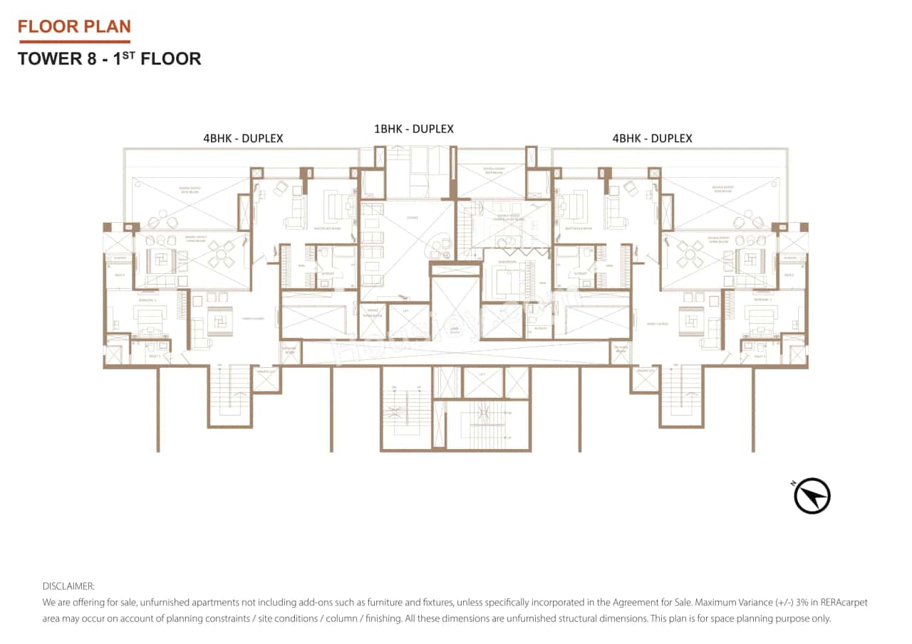 Shapoorji Golfland Floor plan 16