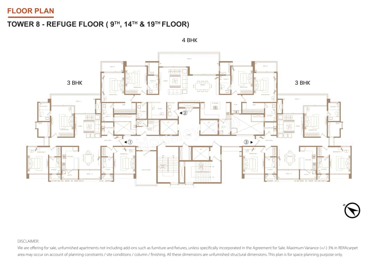 Shapoorji Golfland Floor plan 19