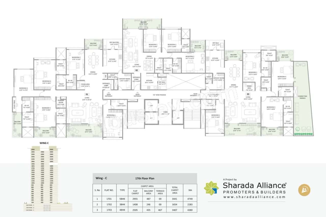 Sharada Akashparv Floor plan 6