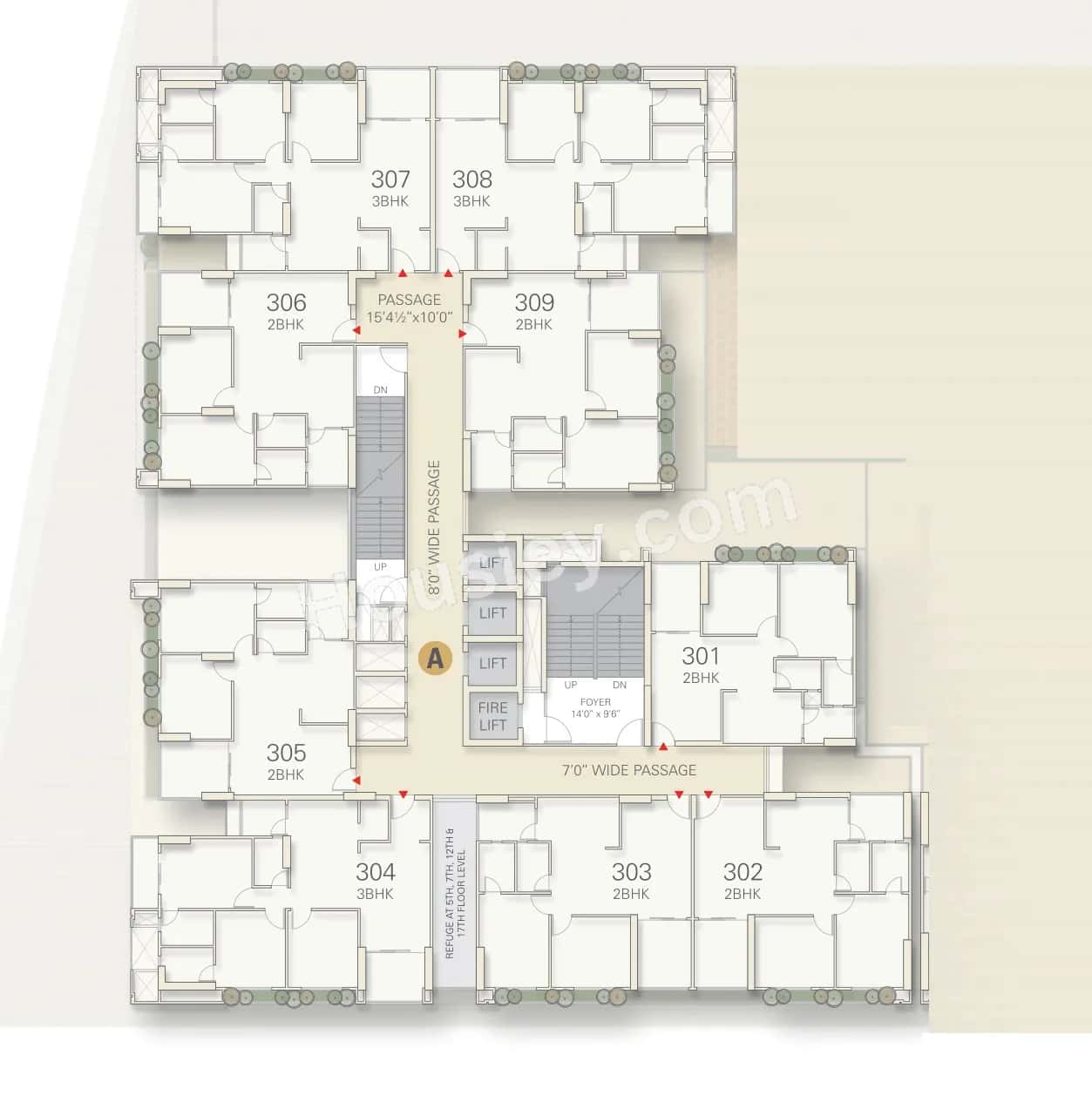 Shilp North Sky Floor plan 1