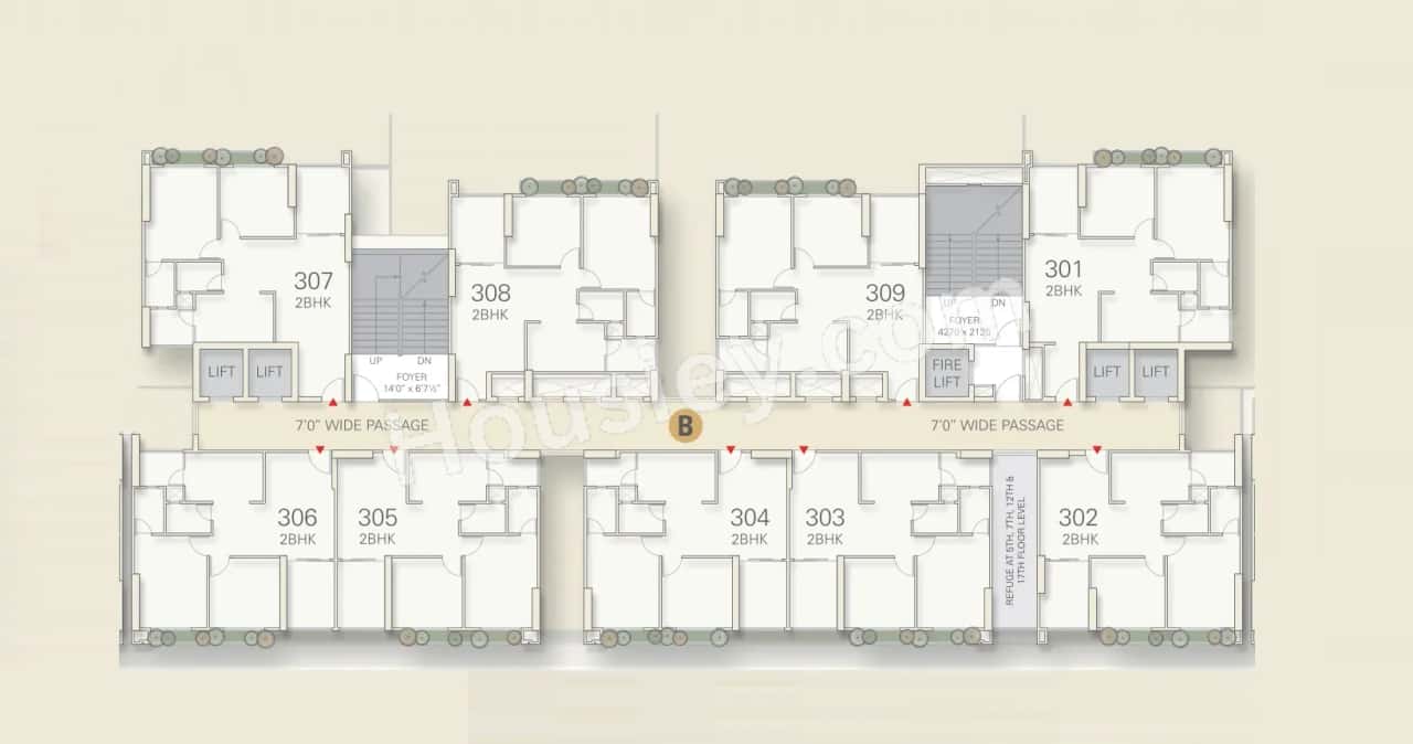 Shilp North Sky Floor plan 2