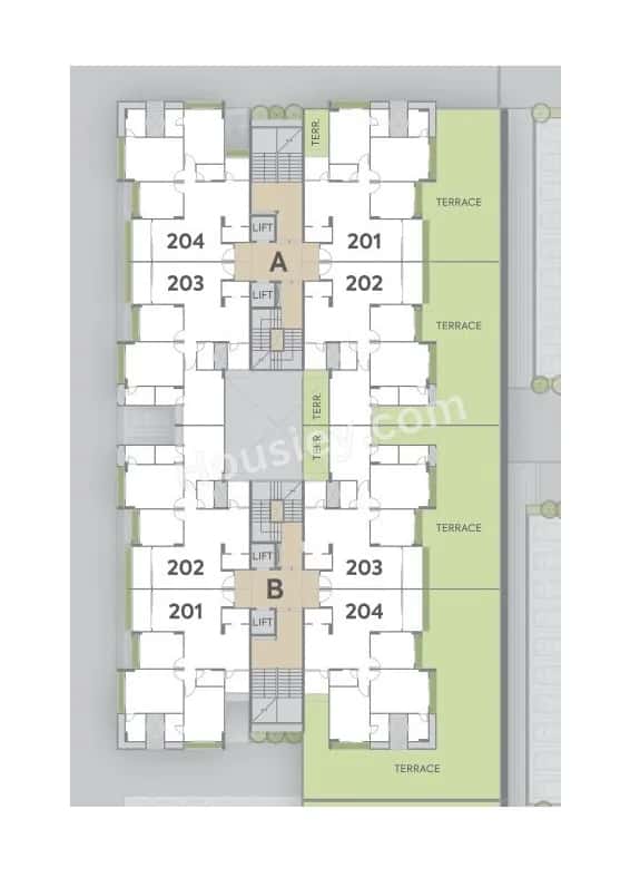 Shilp Residency Floor plan 1