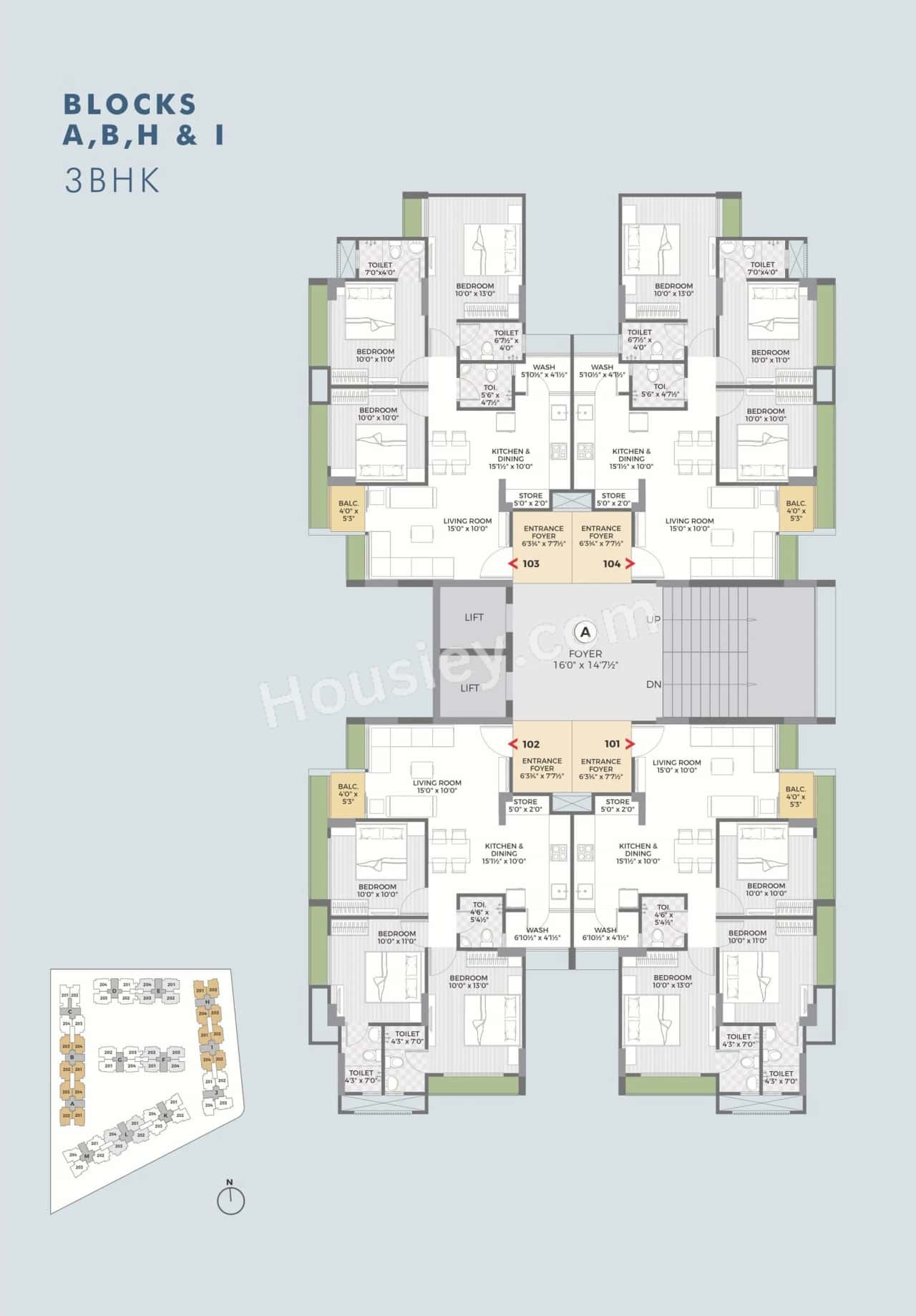 Shilp Revanta Floor plan 3