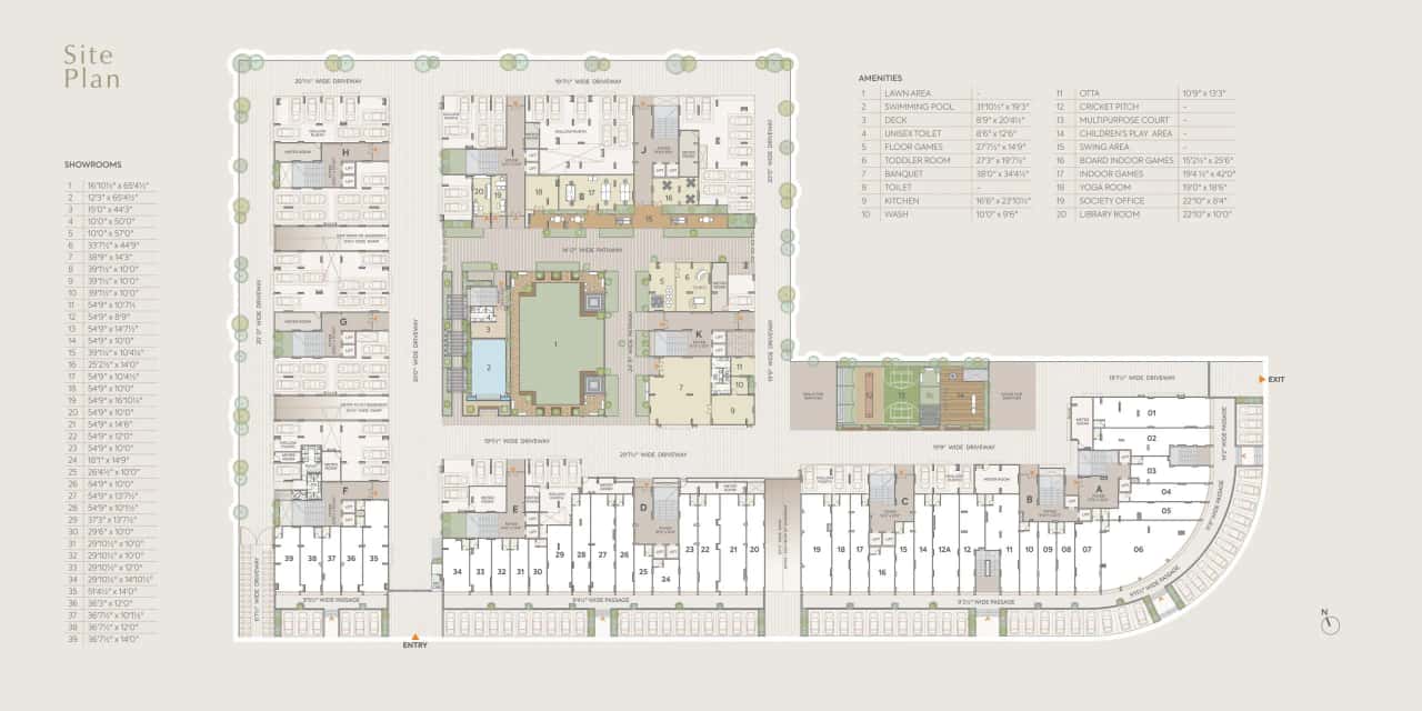 Shilp Serene Floor plan 1