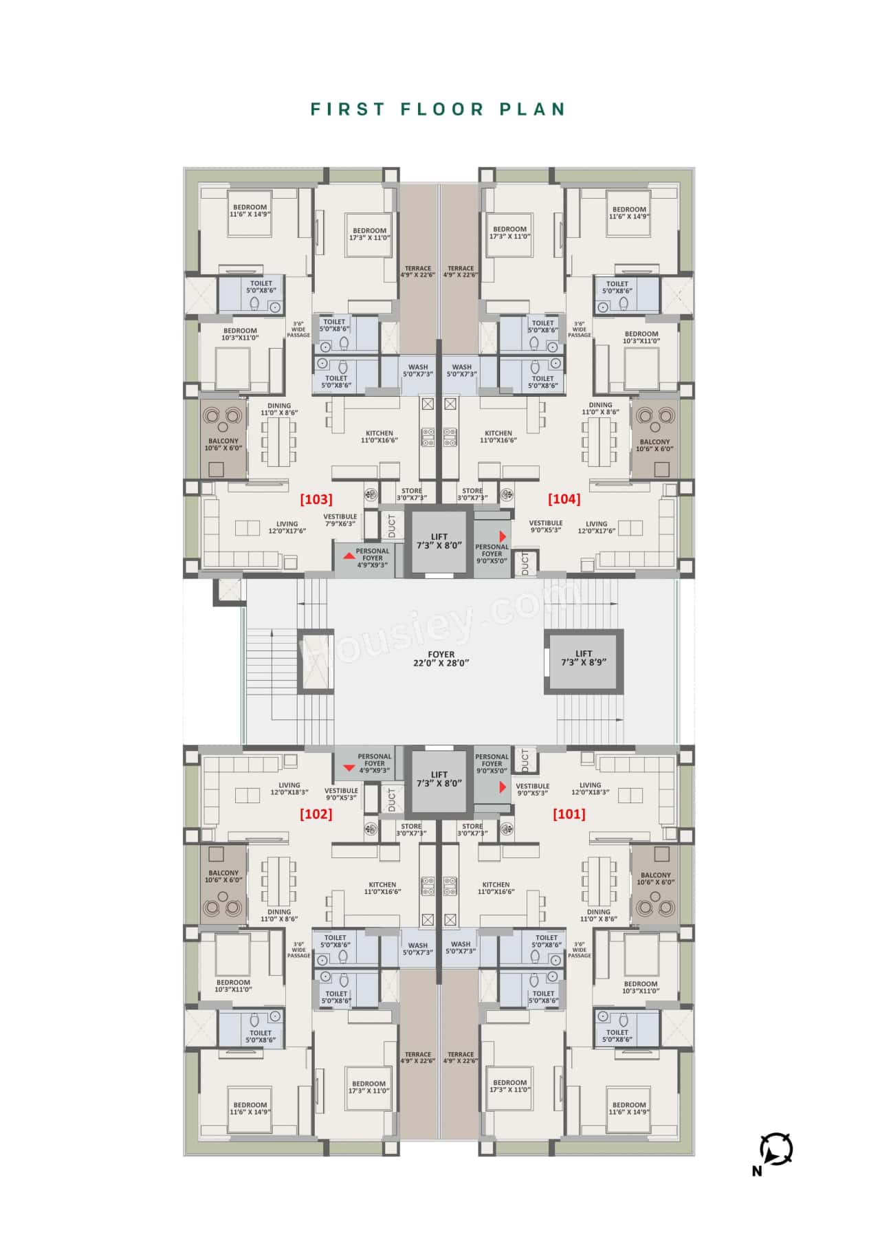Shivalik Greenfield Floor plan 1