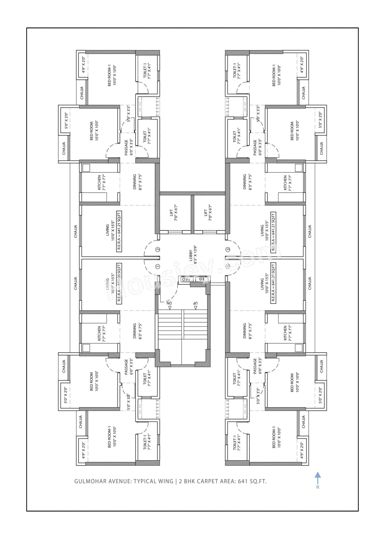 Shivalik Gulmohar Avenue Floor plan 2
