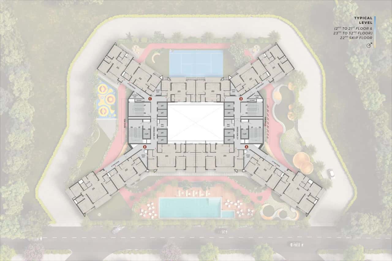Shivalik Skyview Floor plan 1