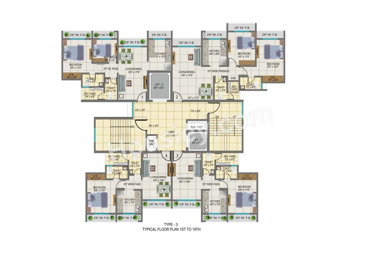Shivnath Habitat Floor plan 1