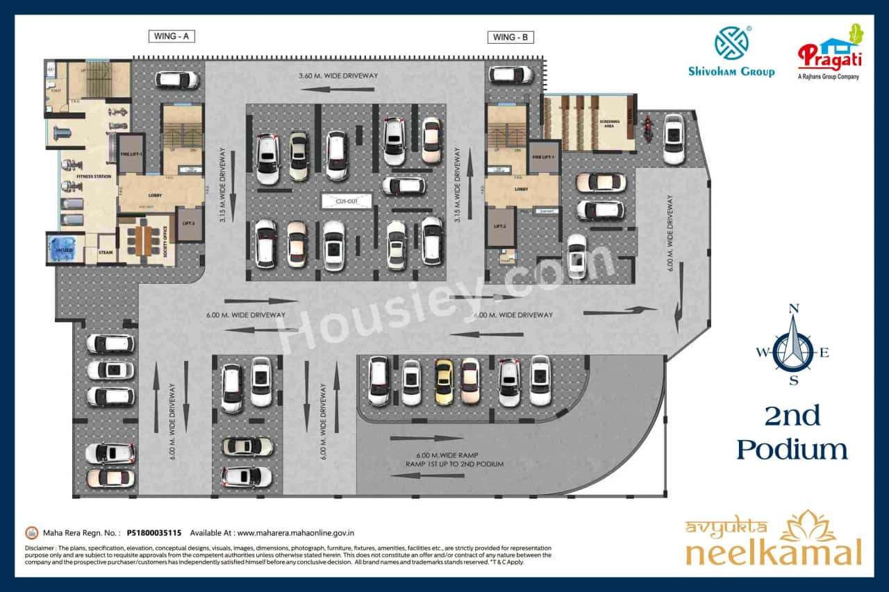 Shivoham Avyukta Neelkamal Floor plan 2