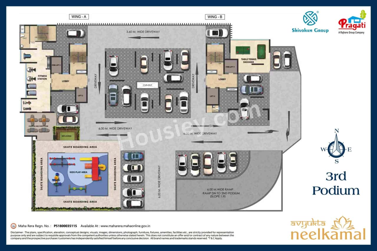 Shivoham Avyukta Neelkamal Floor plan 3