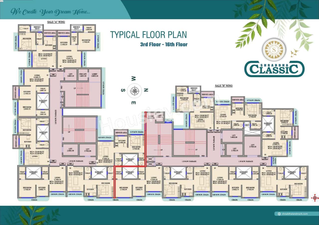 Shraddha Classic Floor plan 2