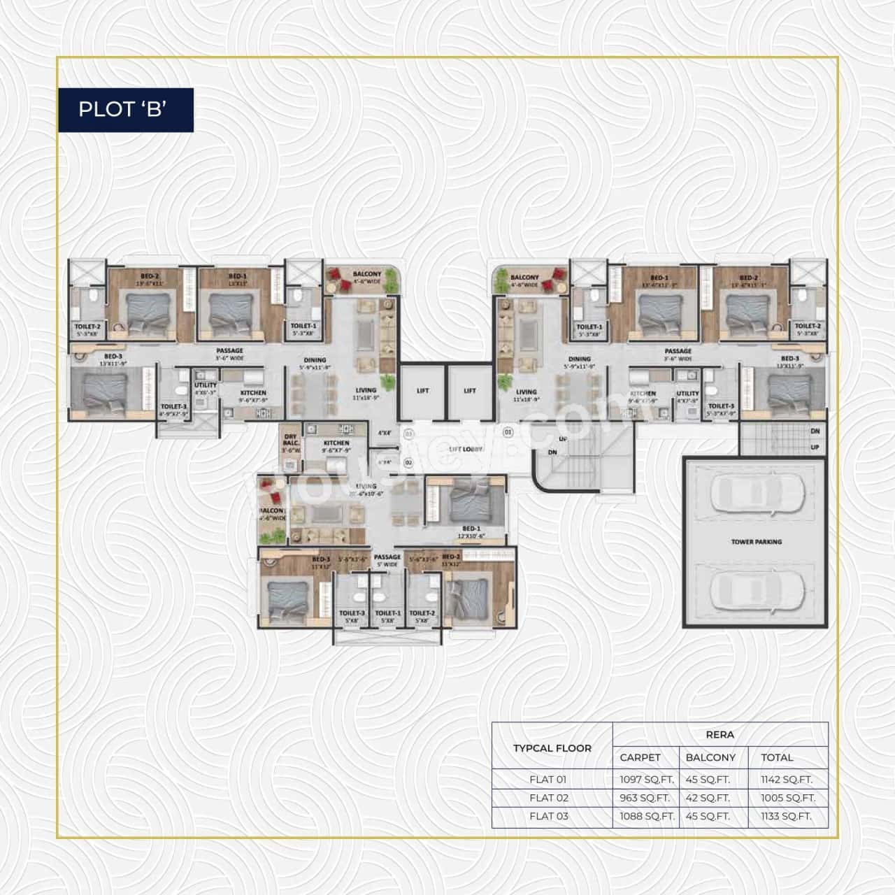 Shree Krishna Nava Geeta Floor plan 3