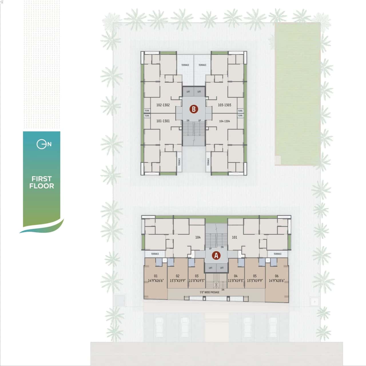 Shreehari Skyleaf Floor plan 1