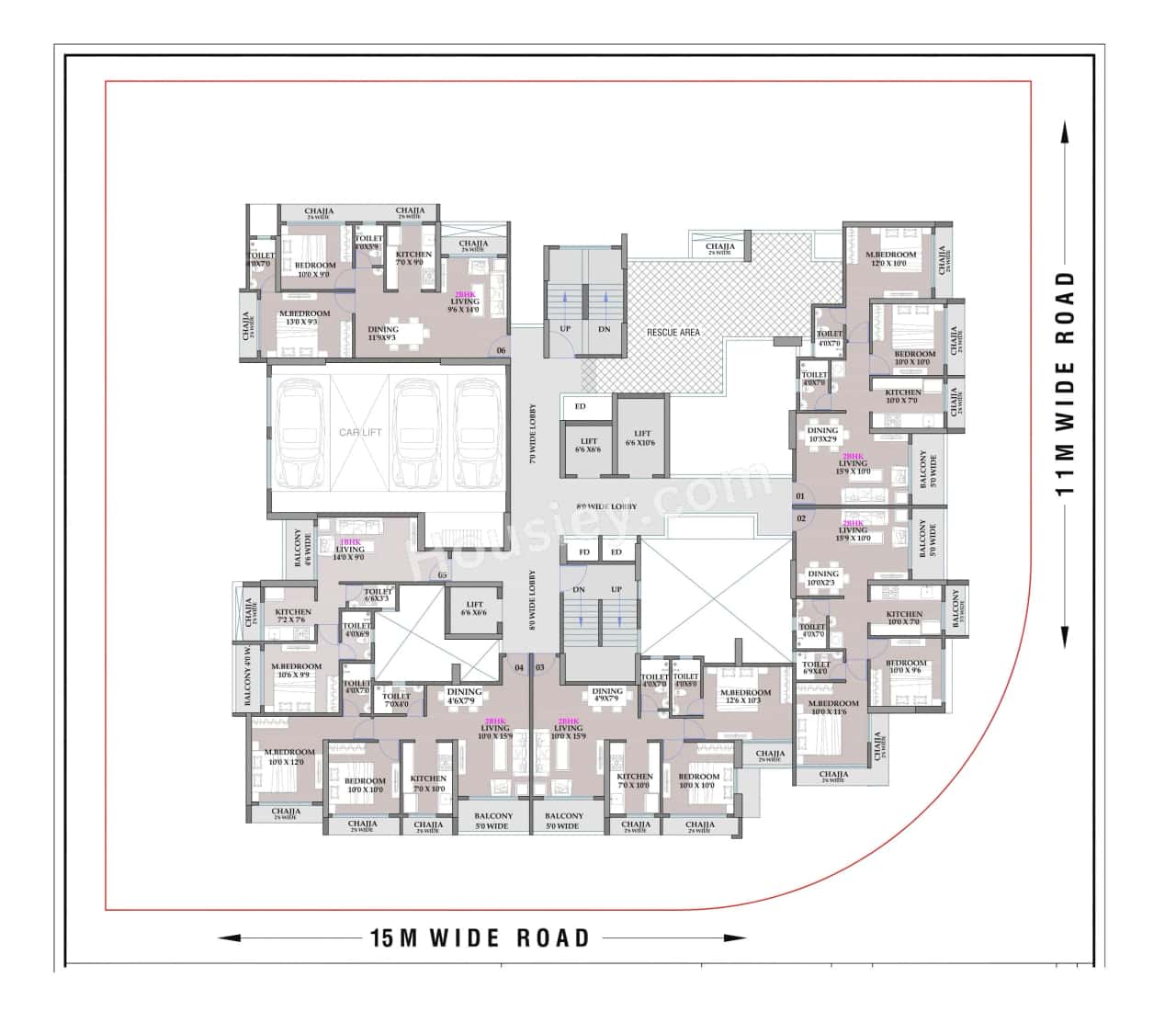 Shreeji Cloud Floor plan 4