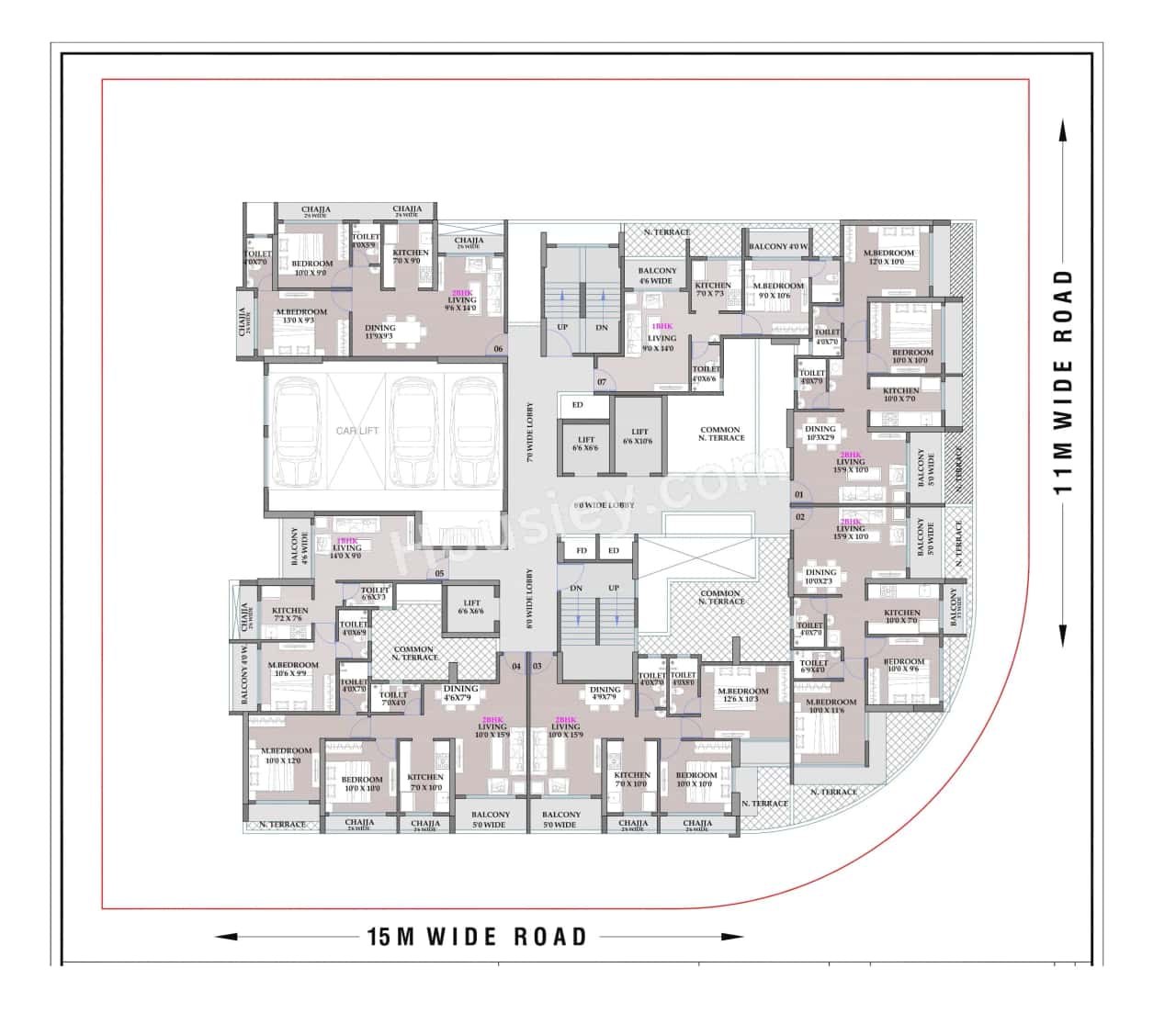Shreeji Cloud Floor plan 5