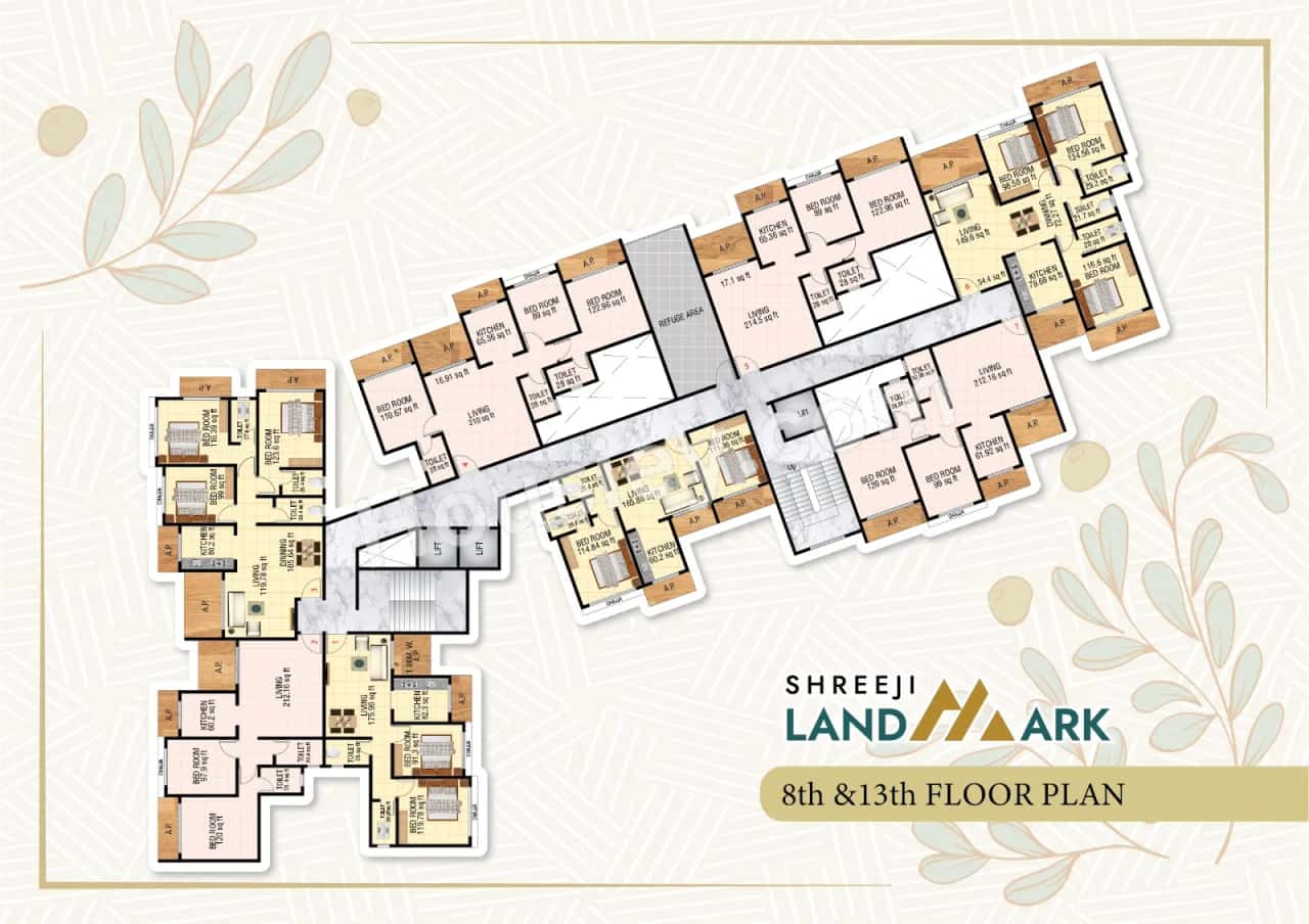 Shreeji Landmark Floor plan 3