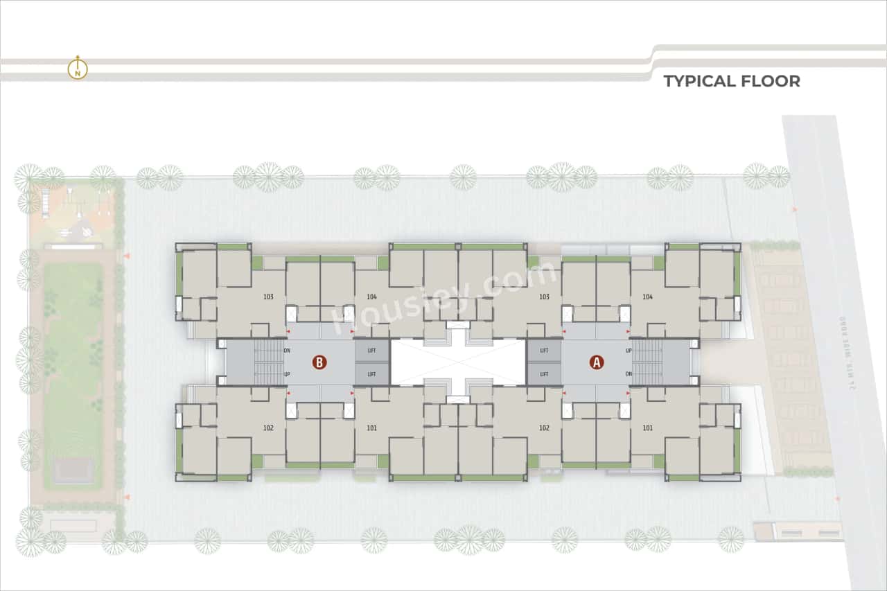 Shreeji Sarvatra Floor Plan