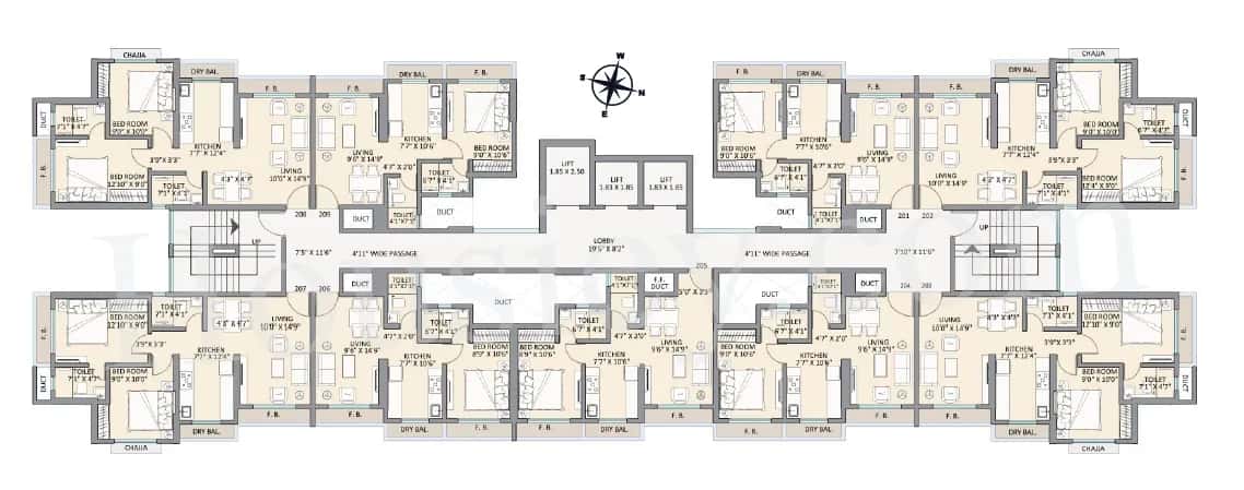 Shripal Shanti Floor Plan