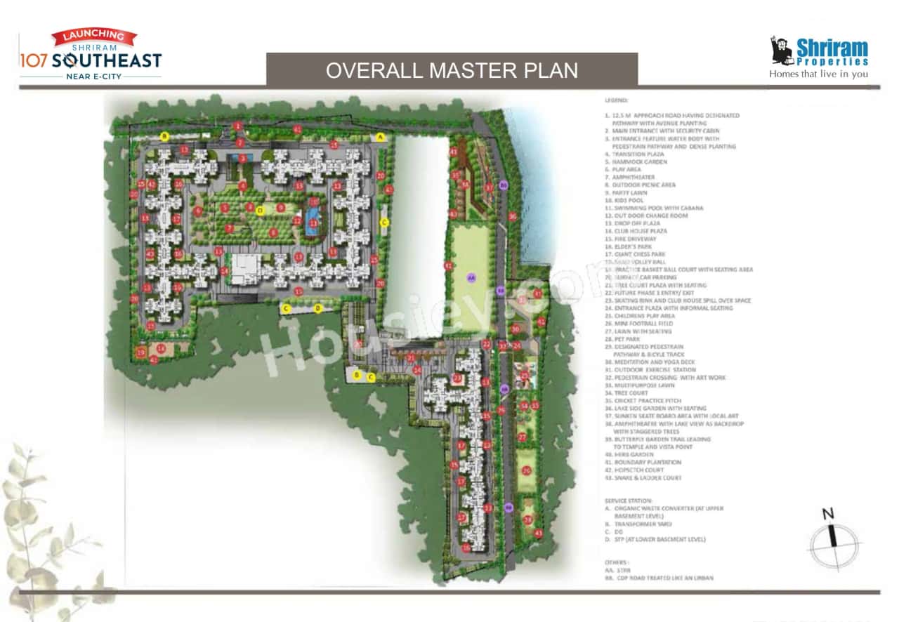 Shriram 107 SouthEast Master Plan
