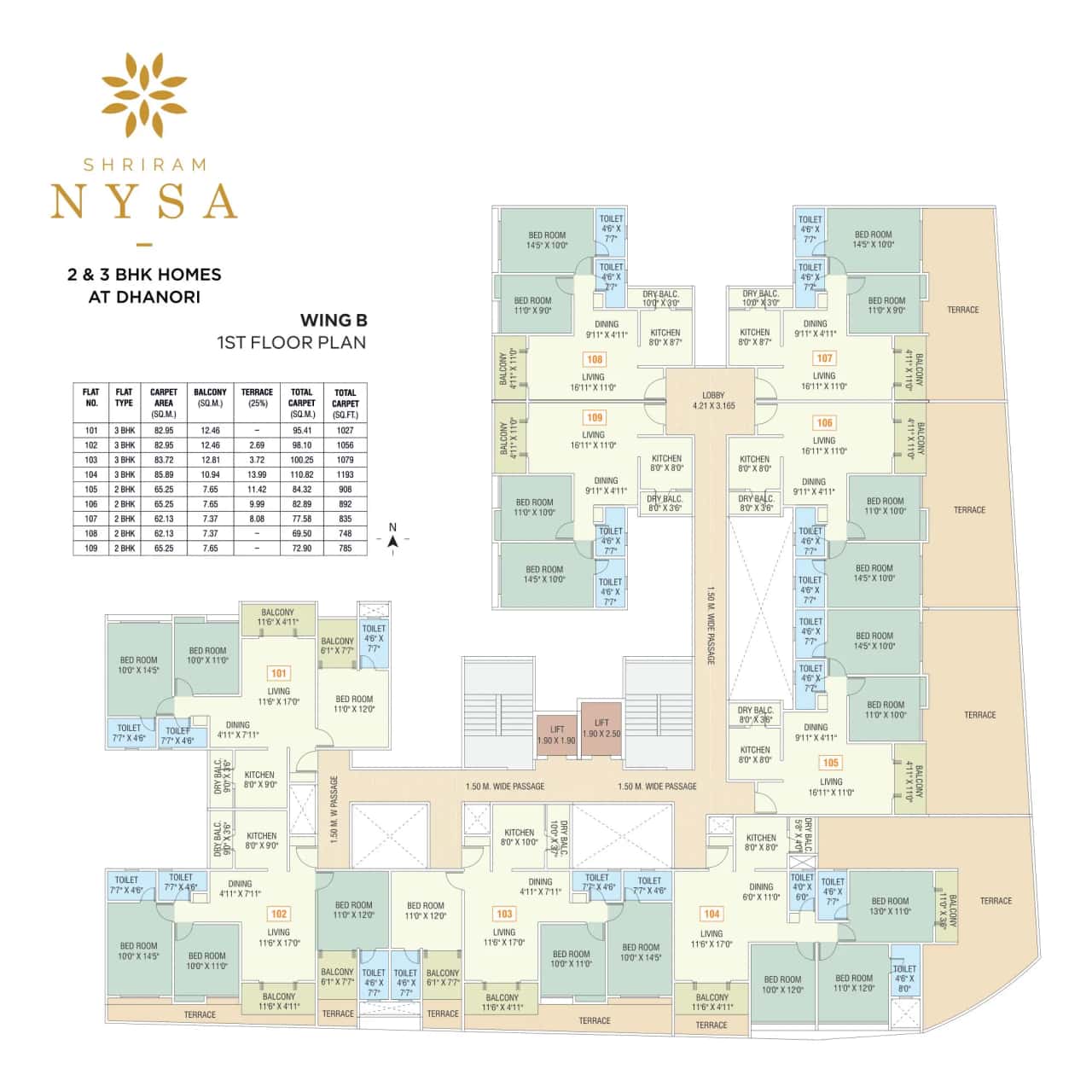 Shriram Nysa Floor plan 3