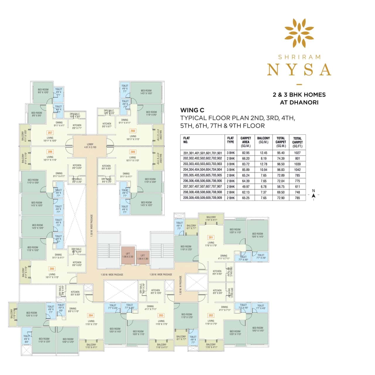 Shriram Nysa Floor plan 6