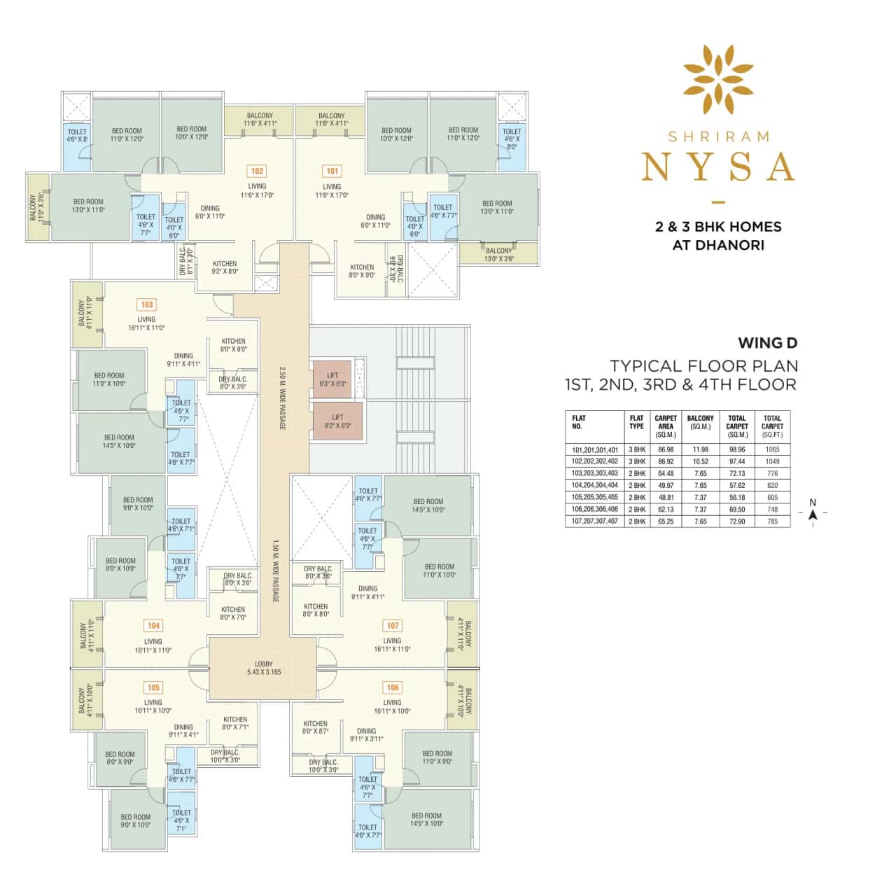 Shriram Nysa Floor plan 7