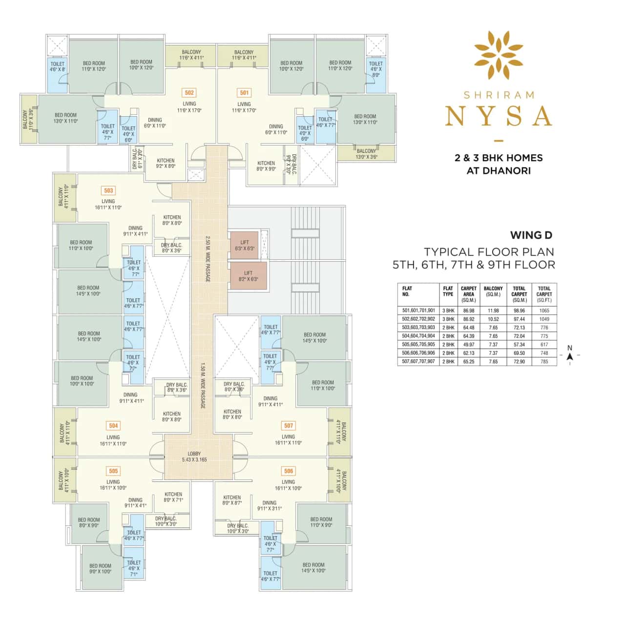 Shriram Nysa Floor plan 8