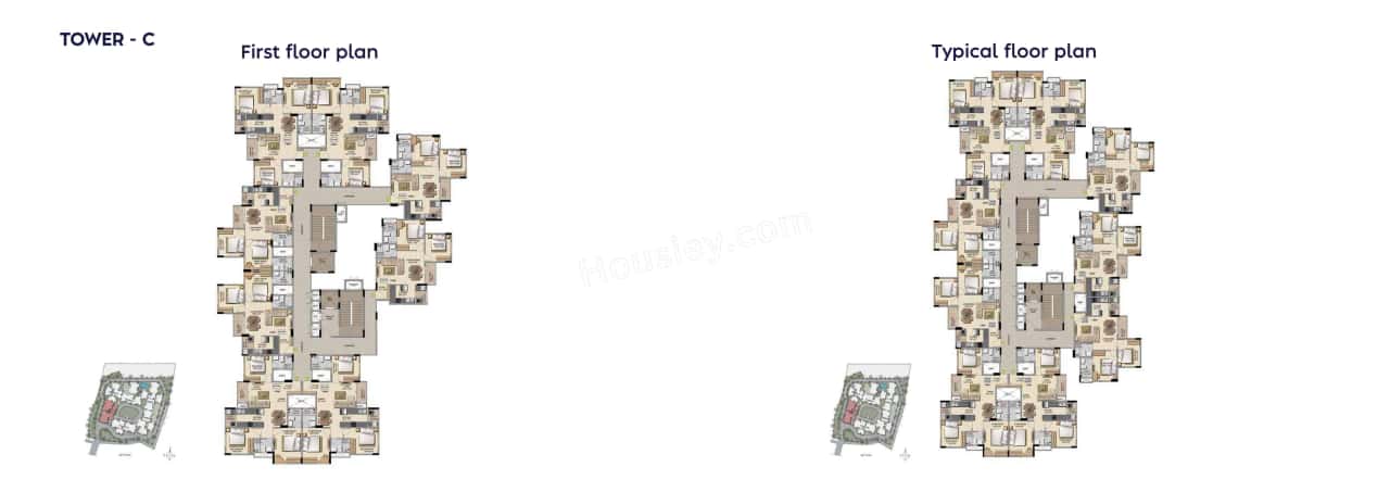 Shriram Sapphire Floor plan 3