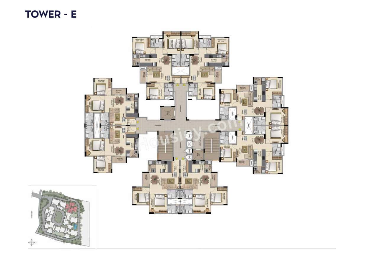 Shriram Sapphire Floor plan 5
