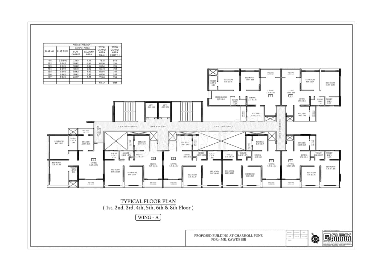 Shriram Sky Park Floor plan 4