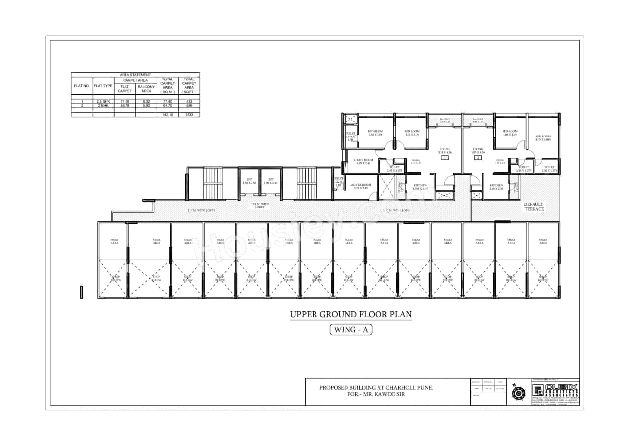 Shriram Sky Park Floor plan 3